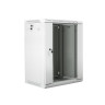 Комуникационен шкаф Lanberg rack cabinet 19” wall-mount 15U  - WF01-6415-10S