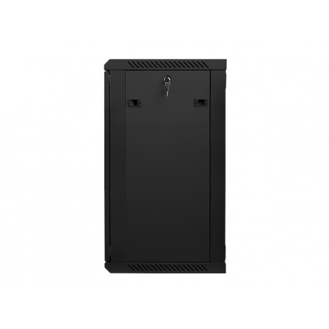 Комуникационен шкаф Lanberg rack cabinet 19” wall-mount 18U  - WF01-6418-10B