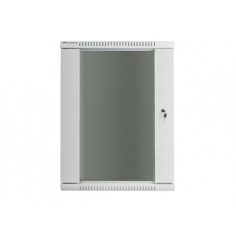 Комуникационен шкаф Lanberg rack cabinet 19” wall-mount 18U  - WF01-6618-10S