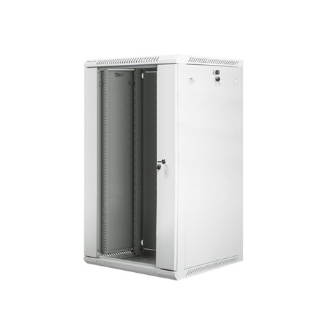 Комуникационен шкаф Lanberg rack cabinet 19” wall-mount 22U  - WF01-6622-10S