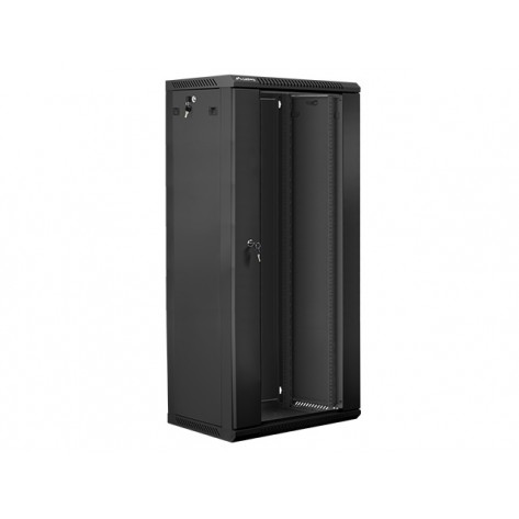 Комуникационен шкаф Lanberg rack cabinet 19” wall-mount 27U  - WF01-6427-10B