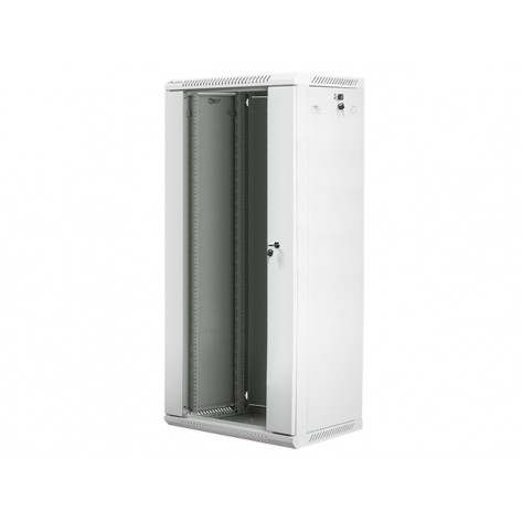 Комуникационен шкаф Lanberg rack cabinet 19” wall-mount 27U  - WF01-6427-10S