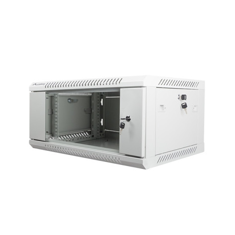 Комуникационен шкаф Lanberg rack cabinet 19” wall-mount 4U  - WF01-6404-10S