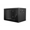 Комуникационен шкаф Lanberg rack cabinet 19” wall-mount 6U  - WF01-6406-10B