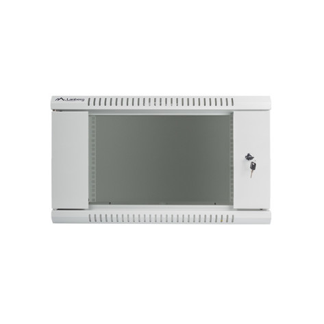 Комуникационен шкаф Lanberg rack cabinet 19” wall-mount 6U  - WF01-6406-10S
