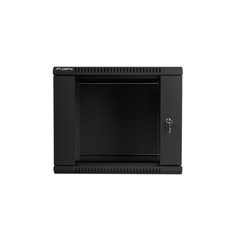 Комуникационен шкаф Lanberg rack cabinet 19” wall-mount 9U  - WF01-6409-10B
