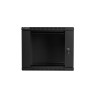 Комуникационен шкаф Lanberg rack cabinet 19” wall-mount 9U  - WF01-6409-10B