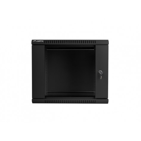 Комуникационен шкаф Lanberg rack cabinet 19” wall-mount 9U  - WF01-6609-10B