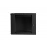 Комуникационен шкаф Lanberg rack cabinet 19” wall-mount 9U  - WF01-6609-10B