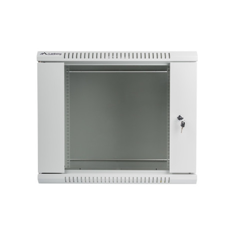 Комуникационен шкаф Lanberg rack cabinet 19” wall-mount 9U  - WF01-6609-10S