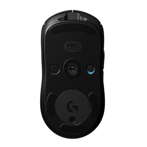 Мишка Logitech G Pro Wireless Mouse, Lightsync RGB Logo, Lightspeed Wireless 1ms, HERO 25K DPI Sensor, 400 IPS, Programmable Buttons, On-board Memory, Lightweight 80g, Black - 910-005272