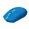 Мишка Logitech G305 Wireless Mouse, Lightsync RGB, Lightspeed Wireless, HERO 12K DPI Sensor, 400 IPS, 6 Programmable Buttons, Blue - 910-006014
