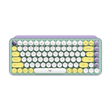 Клавиатура Logitech POP Keys Wireless Mechanical Keyboard With Emoji Keys - DAYDREAM_MINT - US INT'L - INTNL - 920-010736