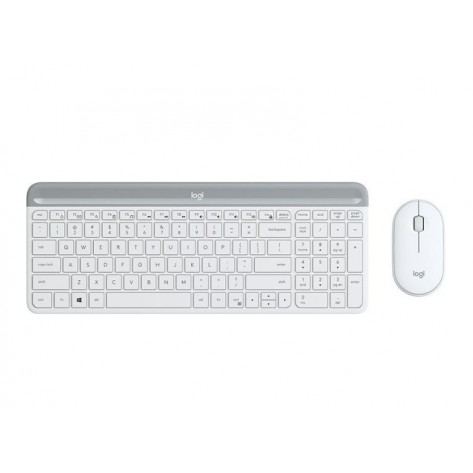 Комплект Logitech Slim Wireless Keyboard and Mouse Combo MK470 - OFFWHITE - 920-009205