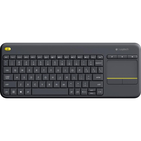 Клавиатура Logitech Wireless Touch Keyboard K400 Plus Black - 920-007145