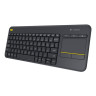 Клавиатура Logitech Wireless Touch Keyboard K400 Plus Black - 920-007161