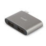 Адаптер Moshi USB-C to Dual USB-A Adapter - 99MO084214