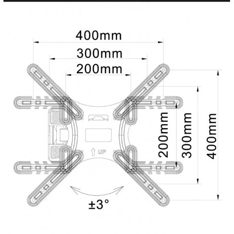 Стойка Neomounts Select Flat Screen Wall Mount  - NM-W325BLACK