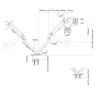 Стойка Neomounts by NewStar Flat Screen Desk Mount  - FPMA-D650DBLACK