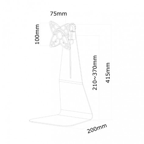 Стойка Neomounts by NewStar Flat Screen Desk Mount  - FPMA-D800