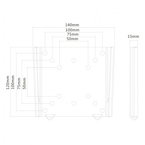 Стойка Neomounts by NewStar Flat Screen Wall Mount  - FPMA-W25BLACK