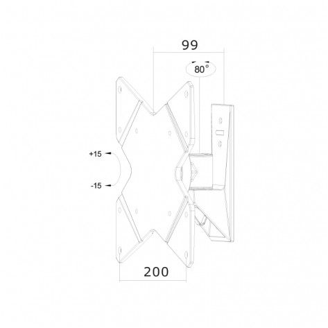 Стойка Neomounts by NewStar Flat Screen Wall Mount  - FPMA-W815