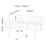 Стойка Neomounts by NewStar Flat Screen Wall Mount  - LED-W560