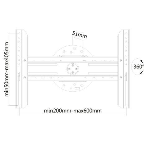 Стойка Neomounts by NewStar Flat Screen Wall Mount  - LED-WR100BLACK