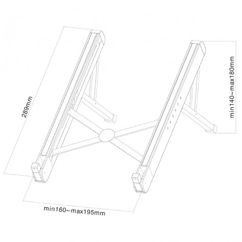 Стойка Neomounts by NewStar Foldable Notebook Desk Stand  - NSLS010