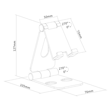 Стойка Neomounts by NewStar Phone Desk Stand  - DS10-160SL1