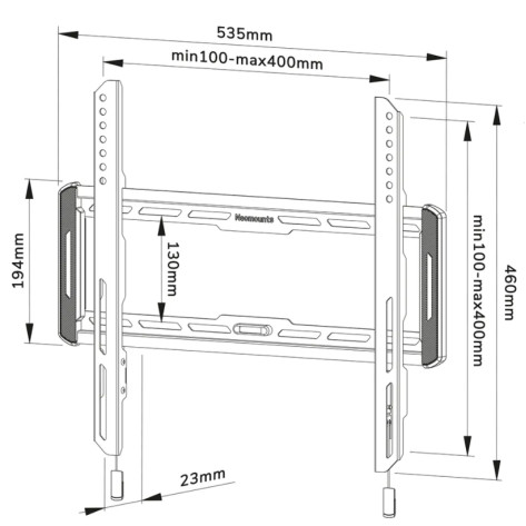Стойка Neomounts by Newstar Screen Wall Mount  - WL30-550BL14