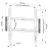 Стойка Neomounts by Newstar Screen Wall Mount  - WL30-550BL14