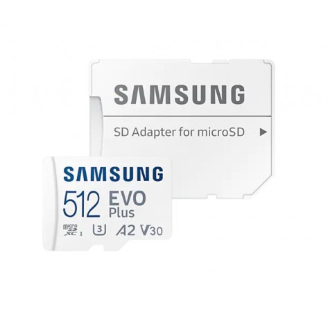 Памет Samsung 512GB micro SD Card EVO Plus with Adapter - MB-MC512KA/EU