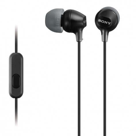 Слушалки Sony Headset MDR-EX15AP black - MDREX15APB.CE7