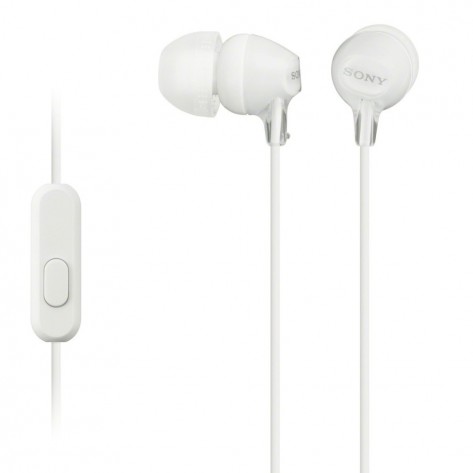 Слушалки Sony Headset MDR-EX15AP white - MDREX15APW.CE7