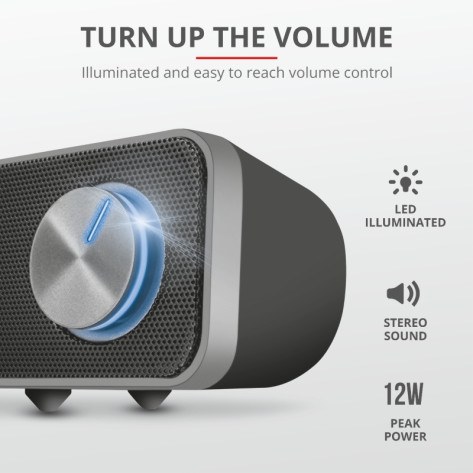 Тонколони TRUST Arys USB Soundbar - 22946