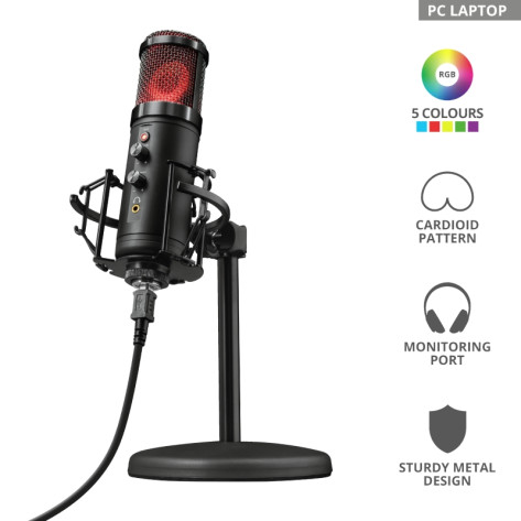Микрофон TRUST GXT 256 Exxo Streaming Microphone - 23510