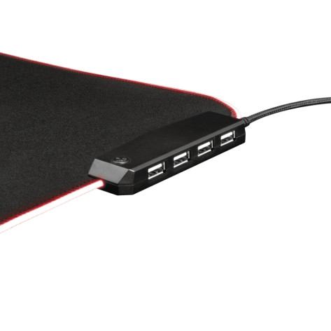 Подложка за мишка TRUST GXT 765 Glide-Flex XXL RGB Flexible Mouse Pad HUB - 23646