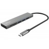 USB хъб TRUST Halyx Fast USB-C Hub & Card Reader - 24191