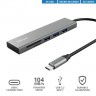 USB хъб TRUST Halyx Fast USB-C Hub & Card Reader - 24191