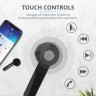 Слушалки TRUST Primo Touch Bluetooth Earphones Black - 23712