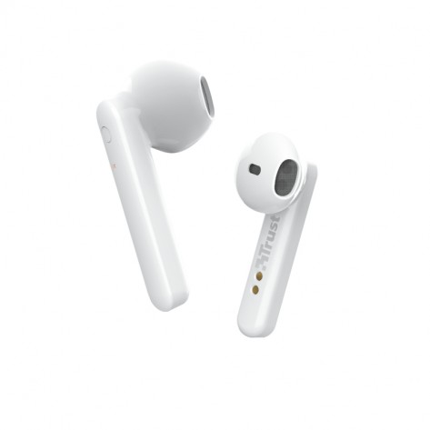 Слушалки TRUST Primo Touch Bluetooth Earphones White - 23783