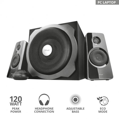 Аудио система TRUST Tytan 2.1 Subwoofer Speaker Set - black - 19019