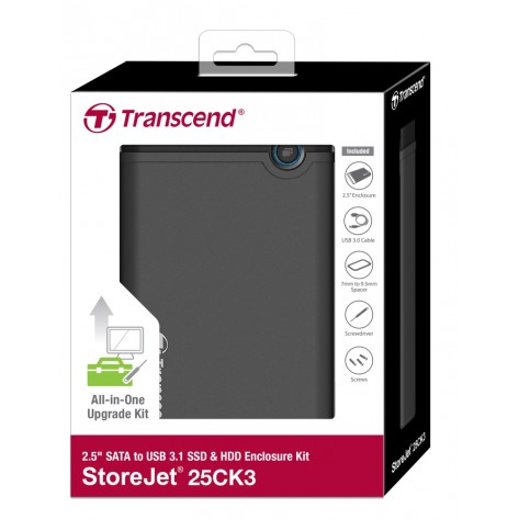 Кутия за твърд диск Transcend 0GB StoreJet2.5" conversion kit - TS0GSJ25CK3