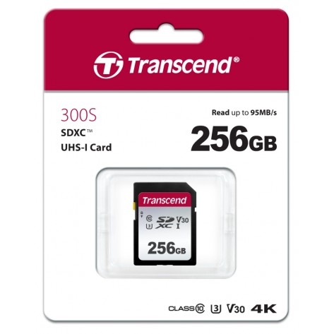 Памет Transcend 256GB SD Card UHS-I U3 - TS256GSDC300S