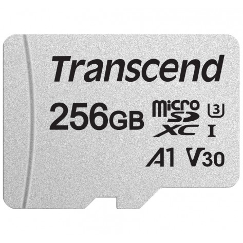 Памет Transcend 256GB microSD UHS-I U1  - TS256GUSD300S-A