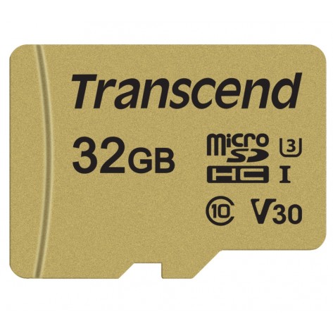 Памет Transcend 32GB microSD UHS-I U3  - TS32GUSD500S