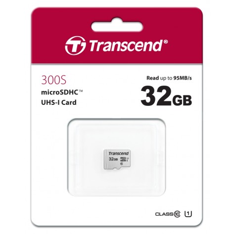 Памет Transcend 32GB microSD UHS-I U3A1  - TS32GUSD300S