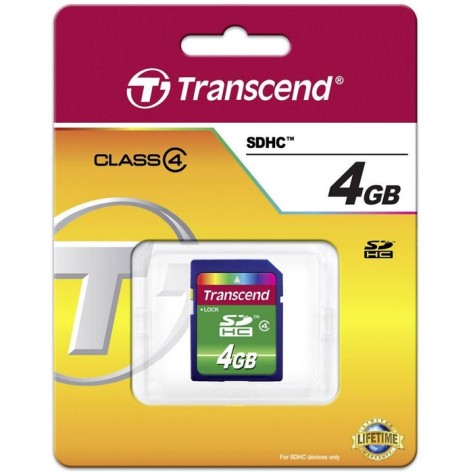 Памет Transcend 4GB SDHC  - TS4GSDHC4