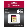 Памет Transcend 64GB SD card UHS-I U3 - TS64GSDC500S